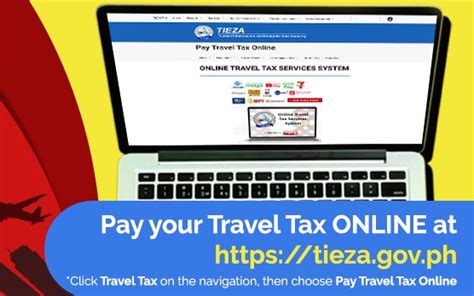 TIEZA Online Travel Tax Services System: Where and How to .